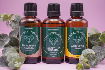 50ml Eucalyptus Essential Oil Trio Pack